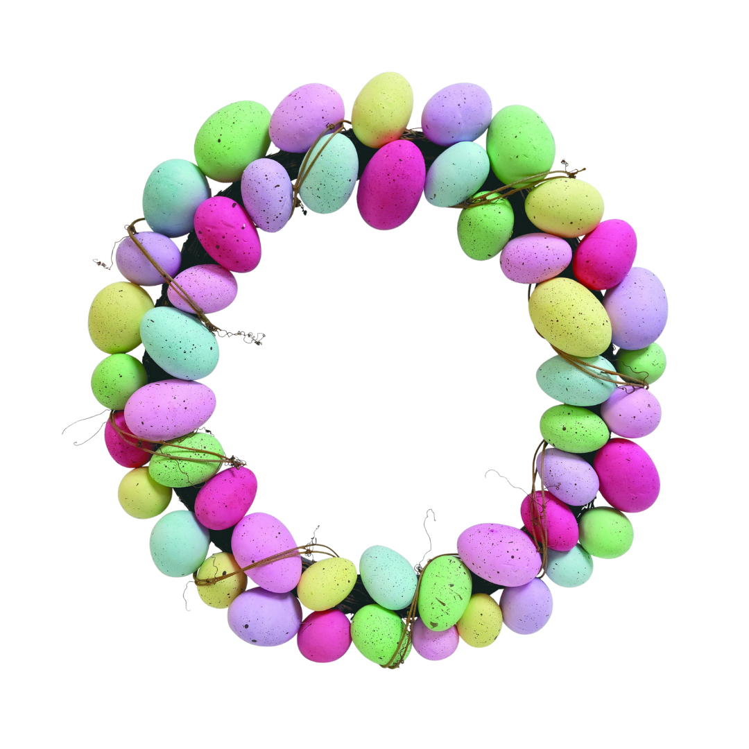 Bright Easter Egg Wreath – Tate + Zoey