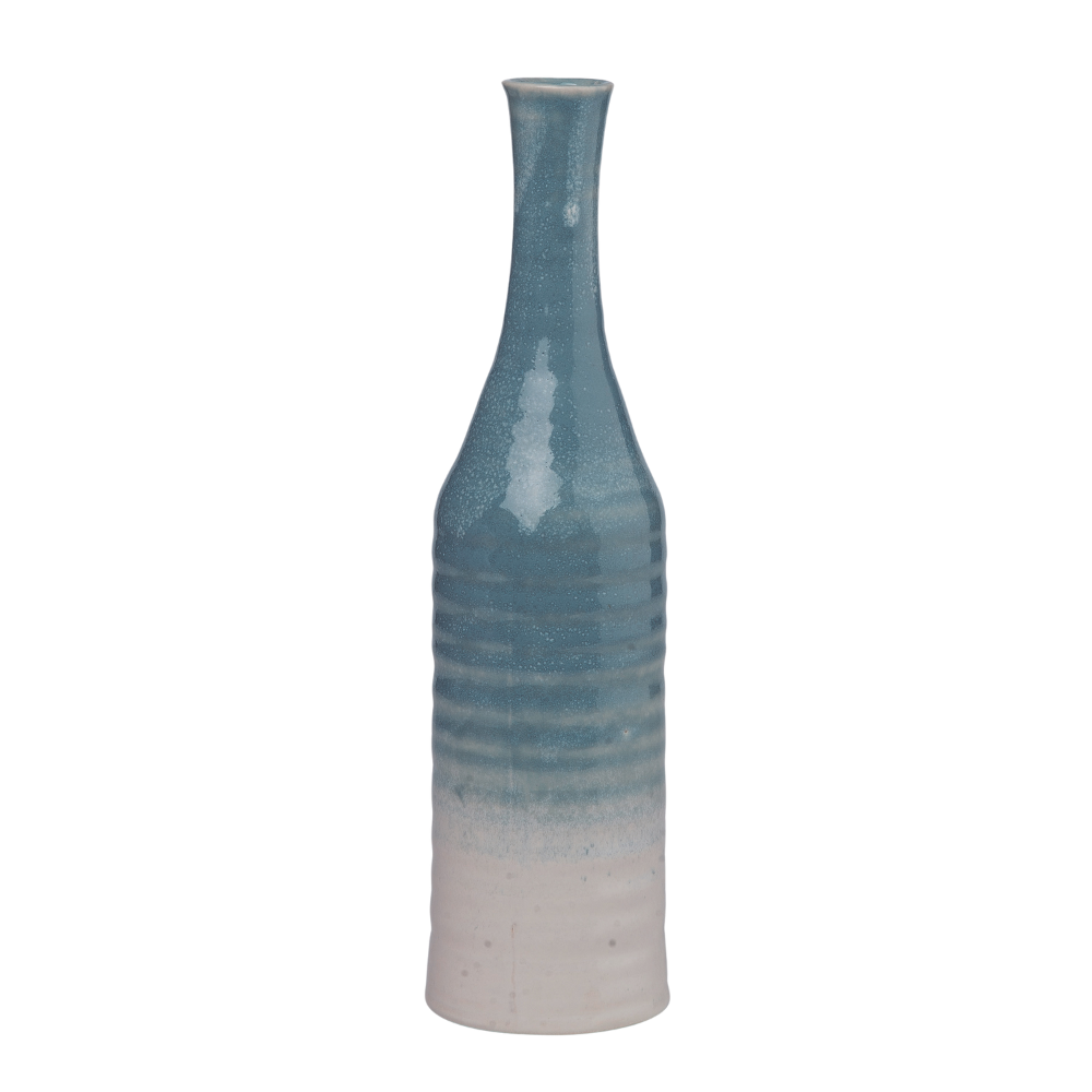 Ombre Blue Stoneware Vase – Tate + Zoey